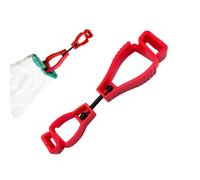 Clips de cintre pour gants | Garde-gants robustes anti-perte avec double clips | Pinces à gants pour ouvriers du bâtiment, à accrocher sur une tige, un crochet ou un support dans votre placard, buande