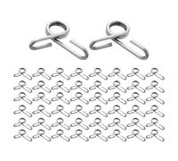 Clips de clôture,50 Pièces de fixation en | Clip pour tige,Pour gestion pâturages, enclos agricoles, bétail, bovins, serres, jardin, usage extérieur et plein air