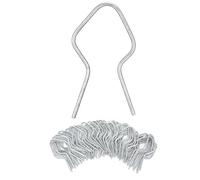 Clips de clôture - Attaches métalliques galvanisées | Fixation de clôture multifonctionnelle, gadgets de jardin réutilisables et résistants, attaches de clôtures à maillons de chaîne, clips galvanisés