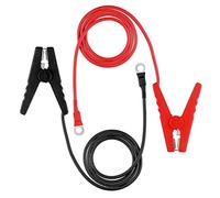 Clips de clôture électrique, 2 câbles de clôture électriques, connecteurs de clôture, chargeur solaire avec pince crocodile, pinces crocodiles pour la sécurité et le chargement