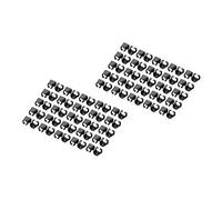- Clips de codage couleur de câble - pour câble de raccordement - noir (pack de 100)