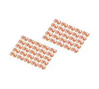 - Clips de codage couleur de câble - pour câble de raccordement - orange (pack de 100)