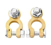 Clips de connecteur de borne de Batterie, Pince de borne de Batterie de Voiture,2 bornes de supérieures - Connecteurs de bornes de en Laiton, extrémités de câble de, Protect