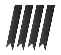 Clips de connexion plats en métal - Piques d'ancrage paysager, 15,2 cm solides 4 pièces piquets de bordure de jardin, bordures de barrière de jardin, clips de connecteur en acier pour pelouse, jardin