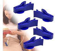 Clips de contrôle du débit péritonéal pour DP, fournitures pour patients diabétiques, jetables, 6,3 cm (L) x 1,3 cm (l), 5 pièces