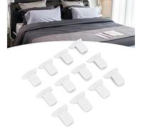 Clips de Couette Rembourrés pour Draperie, 12 Clips de Couette Rembourrés, Clips de Couette Blancs, Attaches de Couverture pour éviter que les Couettes Ne Se Déplacent à
