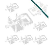 Clips de couvercle d'aquarium - Support de baldaquin en verre de 6 pièces pour aquarium sans bord | Poignées de remplacement fiables, design transparent épais, accessoires d'installation faciles