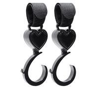 Clips De Crochet - Fixations De Poussettes Durables, Accessoires De Sangle Rotatifs | Verrouilleurs De Poignée Sécurisés, Porte-, Sangles De Suspension Renforcées, Soutien Lourd, Accessoire De