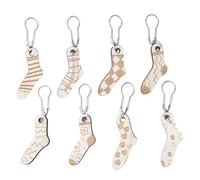 Clips de crochet - Matériau en bois écologique | Clips de marqueur de point de tricot polyvalents | Caractéristique de conception fascinante | Aide à la fonction de gestion des points | Ac pratique