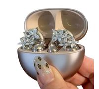Clips de décoration en métal pour écouteurs sans fil de 4 à 8 mm de diamètre - Antidérapants - Accessoire de sport
