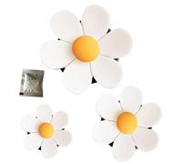 Clips de désodorisant de voiture en forme de fleur - Clip d'aération de fleur de marguerite mignon, accessoires de voiture | Décorations de ventilation de fleurs 3 pièces, parfums de voiture durables,
