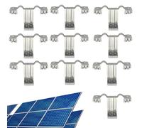 Clips de drainage de panneau solaire pour installation de gouttière | Clips de vidange d'eau pour panneaux solaires pour l'entretien extérieur du toit photovoltaïque l'accumulation de saleté