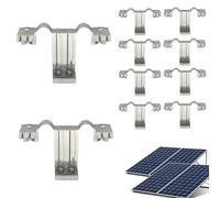Clips de drainage de panneaux solaires pour installation de gouttière | Clips de vidange d'eau pour panneaux solaires pour l'entretien extérieur du toit photovoltaïque l'accumulation de saleté