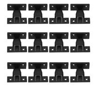 Clips de Façade Factice pour Meuble Mural, Lot de 12 Set de Set, Noir