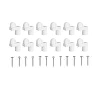 Clips de fenêtre Storm - 12 pièces Fixation de cadre robuste sécurisée avec vis | Pinces de fixation pour écran de fenêtre tempête, pour bureau à domicile Appartement Chambre Salon