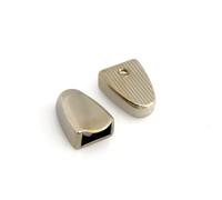 Clips de fermeture éclair Bouchon de fermeture à glissière en métal, 30 pièces, Clip queue, tête bouchon d'arrêt avec vis for sac bricolage, quincaillerie cuir artisanat 5 couleurs(Silver)