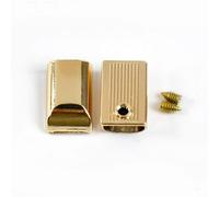 Clips de fermeture éclair Bouchon de fermeture éclair 9/12mm, sac en métal, Clip queue, bouchon cordon, boucles verrouillage, d'extrémité vis(H4-3-LightGold-9mm)