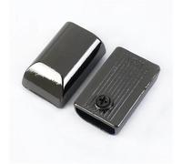 Clips de fermeture éclair Bouchon de fermeture éclair Deepeel 9mm, à glissière en métal, Clip queue, boucle sac, extrémités sangle, fermoir verrouillage, fermetures for bagages(GunBlack)