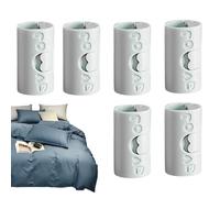 Clips de feuille de lit - Clip de fixation de feuille de lit 6PCS | Grippers à lit multifonctionnel Tourneaux lourds pour la literie lisse, le matelas, conserve des feuilles, une couverture en place