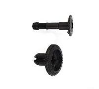 Clips de fixation à vis en plastique pour carénages de moto - 30 pièces ABS noir matériel de montage de panneau de carrosserie, compatible avec Honda CBR600RR, CBR1000RR, CB6