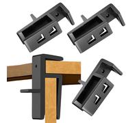 Clips de fixation biseautés en 4 parties - Pour le travail du bois - 15-20 mm - Pour le marquage du bois, le travail du bois, le bureau, l'armoire, les portes, les tiroirs