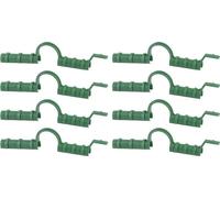 Clips de fixation de film Strend Pro, pour châssis, pour serres en film, vert, 8 mm, paquet de 8 pièces