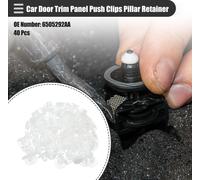 Clips de fixation de panneau de garniture de porte de voiture, pour Dodge Grand Caravan 2001-2020, en plastique, No.6505292AA, blanc, 40 pièces