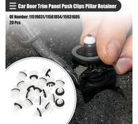 Clips de fixation de panneau de garniture de porte de voiture, pour GMC Sierra 1500 07-13, Plastique, No.11519031/11561854/15931605, Blanc, 20 pièces