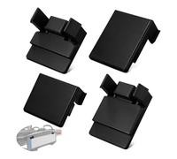 Clips de fixation de plaque d'immatriculation pour Thule EuroWay, EasyFold, VeloCompact et VeloSpace, Remplacement de Support de Plaque, 4 Pinces pour Porte-Vélo, 2 Court 2 Long, Facile à Installer