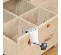 Clips de fixation de tiroir en acier inoxydable avec vis de réglage stable pour table de travail du bois, assemblage de bureau, panneau avant d'armoire