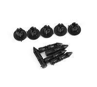 Clips de Fixation de Voiture, 100 Pièces 6mm Rivets en Plastique Clips de Fixation de Voiture Clips de Carénage de Moto Universels Clips de Rivet Expansibles de Voiture Clips