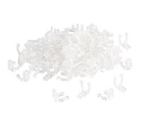 Clips de fixation - Lunartec - x100 - Blanc - Extérieur - Jardin