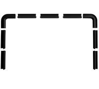 Clips de Fixation pour Bande LED TV Compatible avec Philips Hue Gradient - Attache de Fixation pour Bandeau LED (Taille L : TV≥75 po)