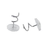 Clips de Fixation pour Housse de Canapé, 30 Pièces, Épingles Torsadées avec Têtes Transparentes, Attaches pour Revêtement