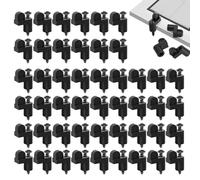 Clips de fixation pour moustiquaire de fenêtre - 48 clips de rechange pour grille de porte de 1 cm - Clips de fixation pour moustiquaire - Pour réparation dans l'appartement, la chambre, le bureau, le