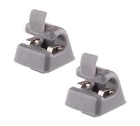 Clips de Fixation pour Pare-Soleil Mercedes-Benz W201 W123 W124 W126, Lot de 2, Gris, référence 12681000127101