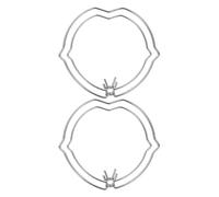 Clips de Fixation pour Spot Encastrable à Ressort 4 Pcs Argenté