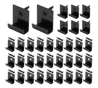 Clips de Fixation pour Terrasse Composite 35 Pièces - Fixation Facile et Durable en Inox pour Dalles Composites, Idéal pour DIY Terrasse Extérieure et Plancher Bois Composite