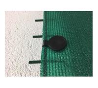 Clips de Fixations traités Anti-UV pour Brise Vue de 90 à 350 g/m2 | Lot de 20 Pièces, Couleur Noir.