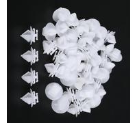 Clips de garniture de voiture Pour Citroën- C2 Pour Berlingo Pour Saxo Pour Expédition 50 Pièces Clips De Garniture De Porte De Voiture Clips De Montage De Panneau Support Clip De Fixation Automatique