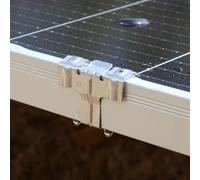 Clips de gestion de l'eau pour panneaux solaires, fabriqués en acier inoxydable 304 pour une meilleure efficacité énergétique (33 mm)