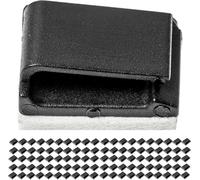 Clips de Gestion des Câbles Autocollants,100 Pièces,Noir,Câble jusqu'à Ø 10 mm,Organisation Cable pour TV,PC,Laptop,Lan et Cables de chargement,Attache Câbles,Serre-Câbles,Sangles de câbles