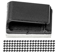 Clips de Gestion des Câbles Autocollants, 100 Pièces, Noir, Câble jusqu'à Ø 10 mm, Organisation Cable pour TV, PC, Laptop, Lan et Cables de chargement, Attache Câbles, Serre-Câbles, Sangles de câbles