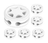 Clips De Gestion Des Câbles | Multifonctionnel 6 Pièces | Attaches pour Câbles de Bureau | Pour USB, Ordinateur, Téléphone, Table de Chevet, Salle d'Étude, Dortoir, Appartement