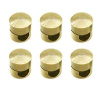 Clips de gestion des câbles - Support de cordon en aluminium 6PCS Or