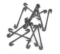 Clips de Greffage Noirs Robustes pour Plantes, 100 Pièces, Support pour Légumes et Vignes, en Plastique Résistant, 6.5cm