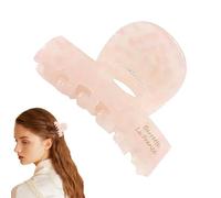 Clips de griffe, clips à griffe de cheveux - Craignes de cheveux de dents - 2,4 pouces esthétique élégante Petite non-glissement Hold Hand Half Hairclips Accessoires pour les filles