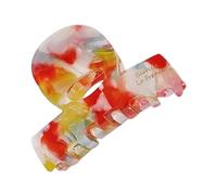 Clips de griffe de cheveux, clips de griffe pour femmes,Craignes de cheveux de dents - 2,4 pouces esthétique élégante petite sort hold non glissante style demi-coupes pour le mariage des fêtes