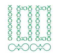 Clips de jardin pour grimpantes - Aide à la fixation de vignes de jardinage pour légumes tomates d'orchidées