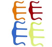 Clips de livre de musique - porte-papier en acrylique, poignée ferme et glissement facile, gratter - conception, pour les recettes et magazines de notes pour parties, 4 pack